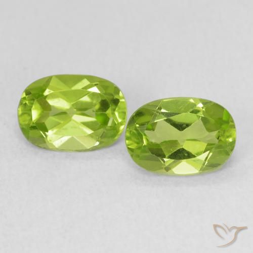 1.81ctw Naturale Verde medio Peridoto, Ovale, VS