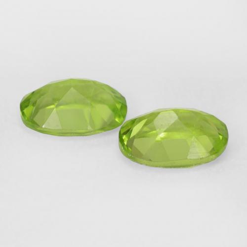Gemme di Peridoto Verde giallastro naturale da 1.88 ct, Ovale, VVS-VS