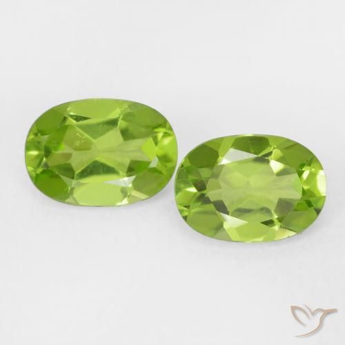 1.89ctw Naturale Verde acceso Peridoto, Ovale, VVS-VS