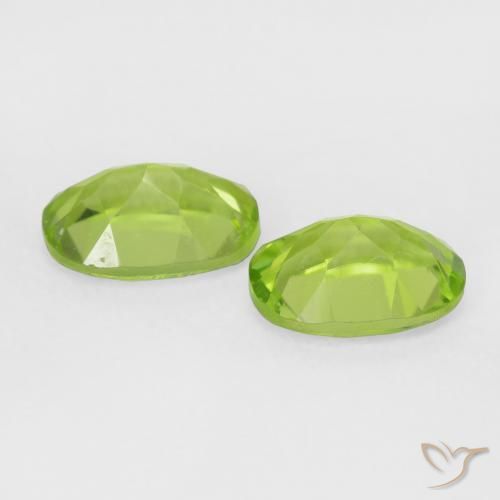 Gemme di Peridoto Verde acceso naturale da 1.89 ct, Ovale, VVS-VS