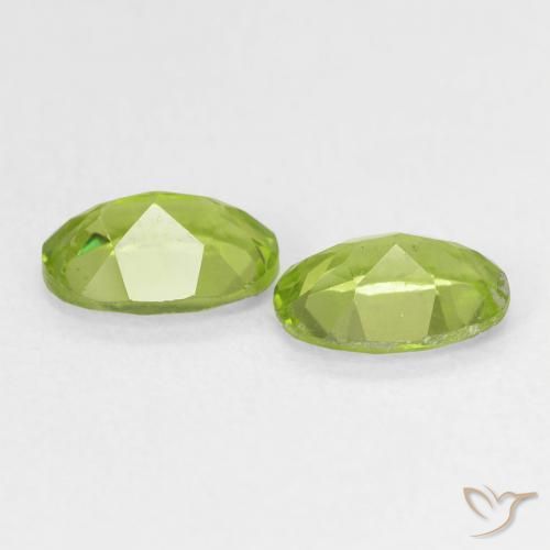Gemme di Peridoto Verde brillante naturale da 1.73 ct, Ovale, VS