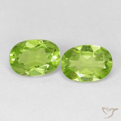 1.84ctw Naturale Verde acceso Peridoto, Ovale, VS
