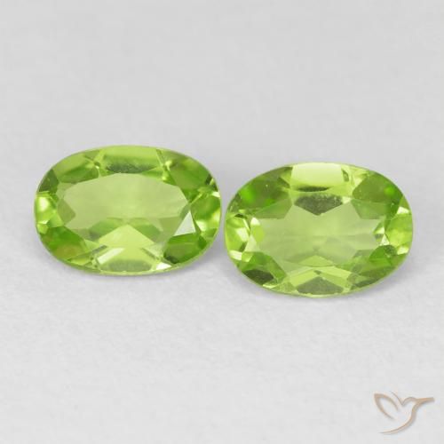 1.82ctw Naturale Verde acceso Peridoto, Ovale, VVS-VS