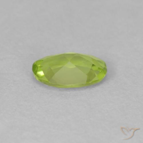 Peridoto Verde brillante naturale da 0.50 ct, Ovale, VS