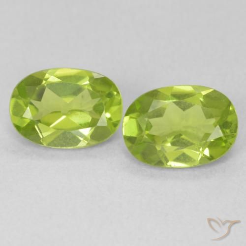 1.79ctw Naturale Verde brillante Peridoto, Ovale, VVS-VS