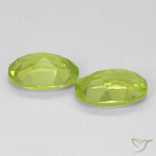 Gemme di Peridoto Verde brillante naturale da 1.79 ct, Ovale, VVS-VS