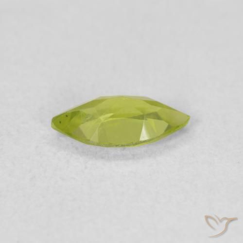 Peridoto Verde acceso naturale da 0.53 ct, Taglio marquise, VS