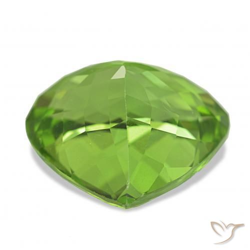 Peridoto Verde acceso naturale da 10.00 ct, Forma a pera, VVS-VS