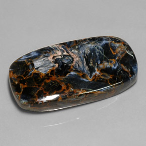Pietersite Multicolore naturale da 52.84 ct, Taglio a cuscino, Opaco
