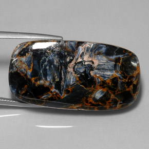 Pietersite Multicolore naturale da 52.84 ct, Taglio a cuscino, Opaco