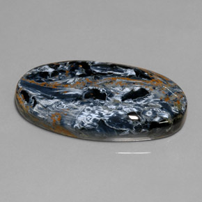 Pietersite Multicolore naturale da 37.75 ct, Taglio ovale, Opaco