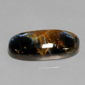 Pietersite Multicolore naturale da 10.81 ct, Taglio ovale, Opaco