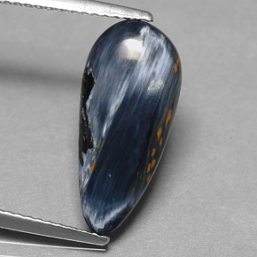 Pietersite Multicolore naturale da 2.63 ct, Forma a pera, Opaco