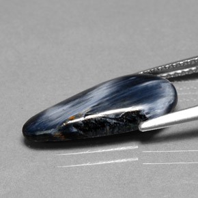 Pietersite Multicolore naturale da 2.63 ct, Forma a pera, Opaco