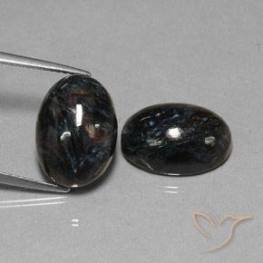 Gemme di Pietersite Nero naturale da 13.21 ct, Ovale, Opaco