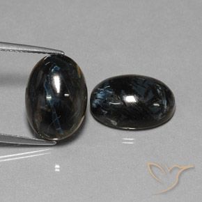 Gemme di Pietersite Nero naturale da 12.68 ct, Ovale, Opaco