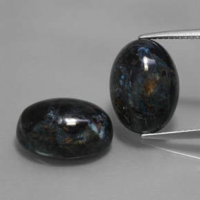 Pietersite naturale multicolore da  ct, taglio ovale, opaco