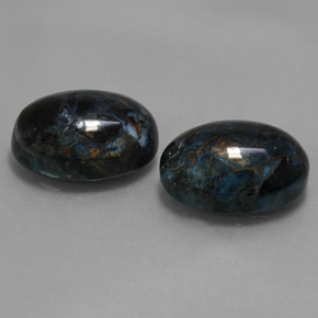 Pietersite naturale multicolore da  ct, taglio ovale, opaco