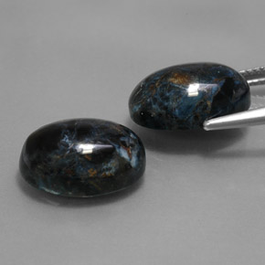 Pietersite naturale multicolore da  ct, taglio ovale, opaco