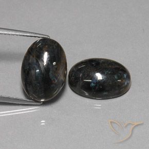 Gemme di Pietersite Nero naturale da 12.81 ct, Ovale, Opaco