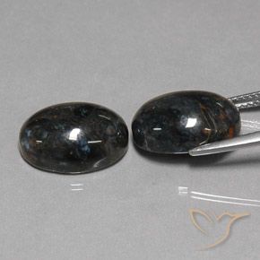 Gemme di Pietersite Nero naturale da 12.81 ct, Ovale, Opaco