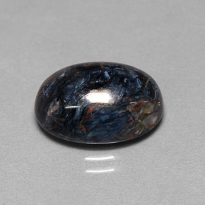 Pietersite naturale multicolore da 6,00 ct, taglio ovale, opaco