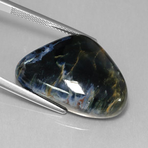 Pietersite naturale multicolore da 20,92 ct, forma fantasia, opaco