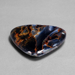 Pietersite naturale multicolore da 20,08 ct, forma fantasia, opaco