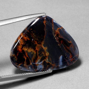 Pietersite naturale multicolore da 20,08 ct, forma fantasia, opaco