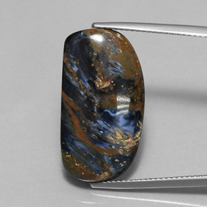 Pietersite multicolore naturale da 17,00 ct, forma fantasia, opaco