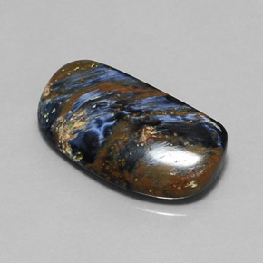 Pietersite multicolore naturale da 17,00 ct, forma fantasia, opaco