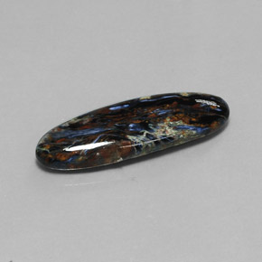 Pietersite Multicolore naturale da 10.84 ct, Taglio ovale, Opaco