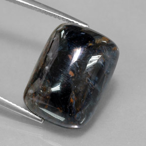 Pietersite Multicolore naturale da 15.75 ct, Taglio a cuscino, Opaco