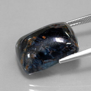 Pietersite Multicolore naturale da 15.75 ct, Taglio a cuscino, Opaco