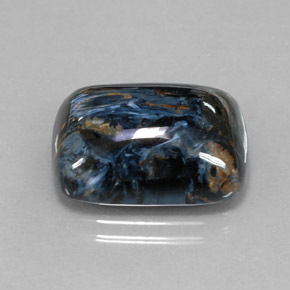 Pietersite naturale multicolore da 14,51 ct, taglio a cuscino, opaco