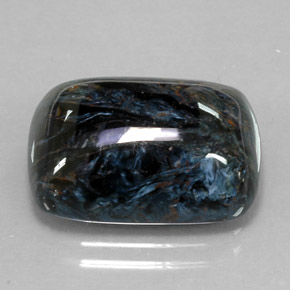 Pietersite naturale multicolore da 14,99 ct, taglio a cuscino, opaco