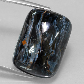 Pietersite Multicolore naturale da 14.99 ct, Taglio a cuscino, Opaco