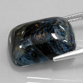 Pietersite Multicolore naturale da 14.80 ct, Taglio a cuscino, Opaco