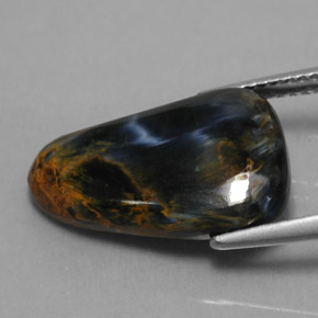 Pietersite Multicolore naturale da 6.59 ct, Forma fantasia, Opaco