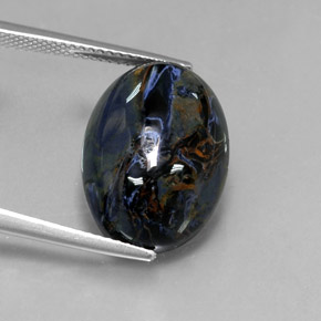 Pietersite Multicolore naturale da 13.01 ct, Taglio ovale, Opaco