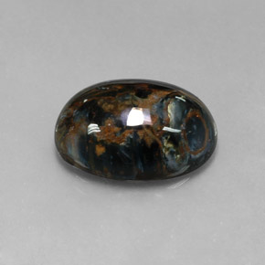 Pietersite Multicolore naturale da 12.85 ct, Taglio ovale, Opaco