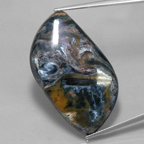 Pietersite naturale multicolore da 36,00 ct, forma fantasia, opaco