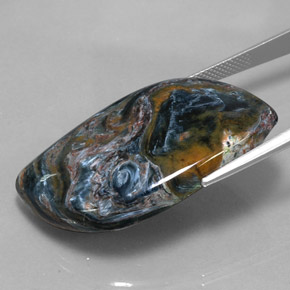 Pietersite naturale multicolore da 36,00 ct, forma fantasia, opaco