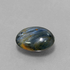 Pietersite naturale multicolore da 2,13 ct, taglio ovale, opaco