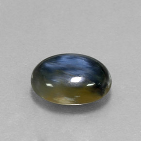 Pietersite naturale multicolore da 2,27 ct, taglio ovale, opaco