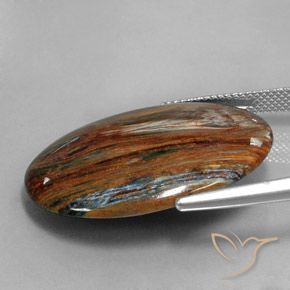 Pietersite Multicolore naturale da 22.73 ct, Ovale, Opaco