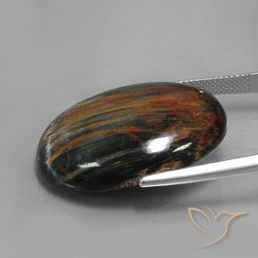 Pietersite Multicolore naturale da 34.48 ct, Ovale, Opaco