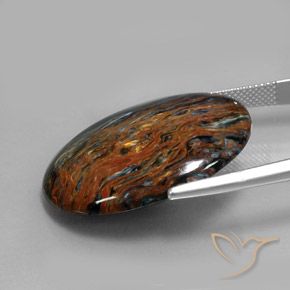 Pietersite Multicolore naturale da 23.54 ct, Ovale, Opaco