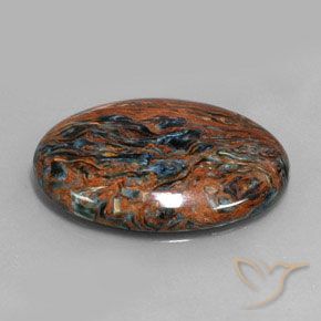 Pietersite Multicolore naturale da 26.24 ct, Taglio ovale, Opaco