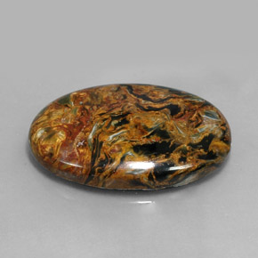 Pietersite Multicolore naturale da 27.92 ct, Taglio ovale, Opaco